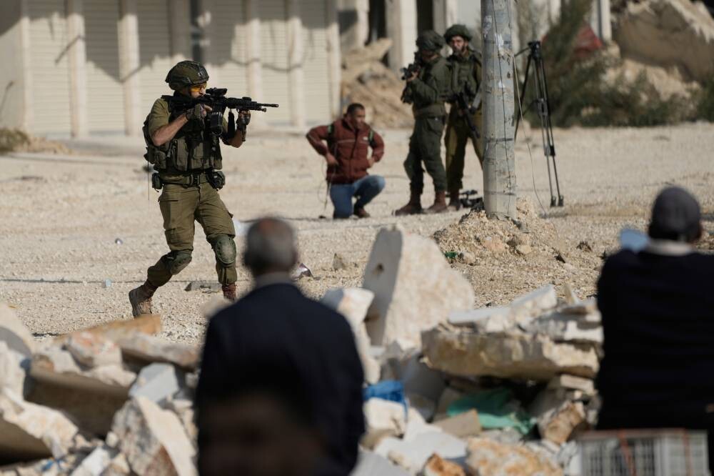 Israeli forces conduct operation in Tubas city on West Bank