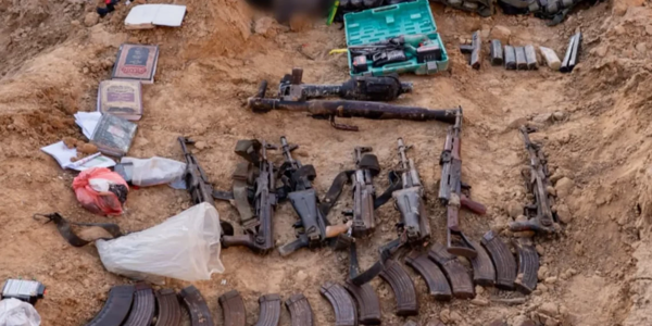Weapons Cache Found in Gaza Tunnel